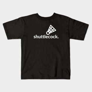 Shuttlecock- a badminton design Kids T-Shirt